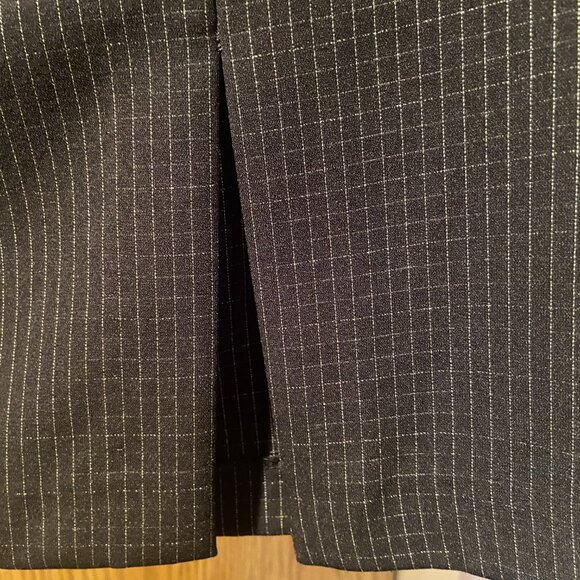 Jesse Ryan Straight Black With White Checks Skirt - Picture 2 of 6